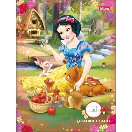 CADERNO QUADRICULADO 1X1 PRINCESAS